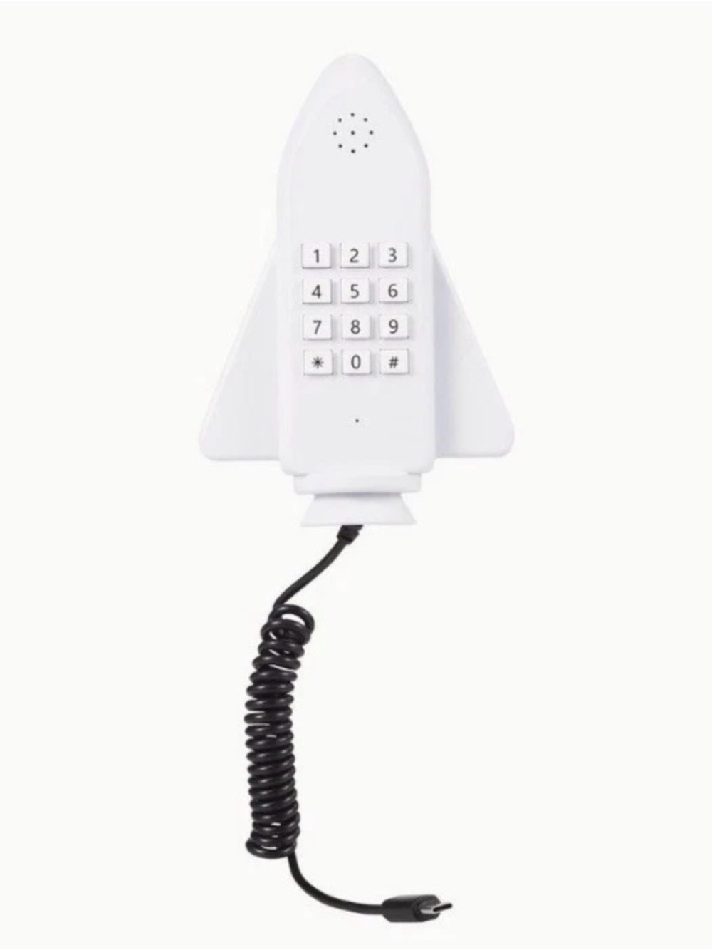 Space Rocket USB-C Phone Handset Receiver White NIB
Works w/ Most Smartphones